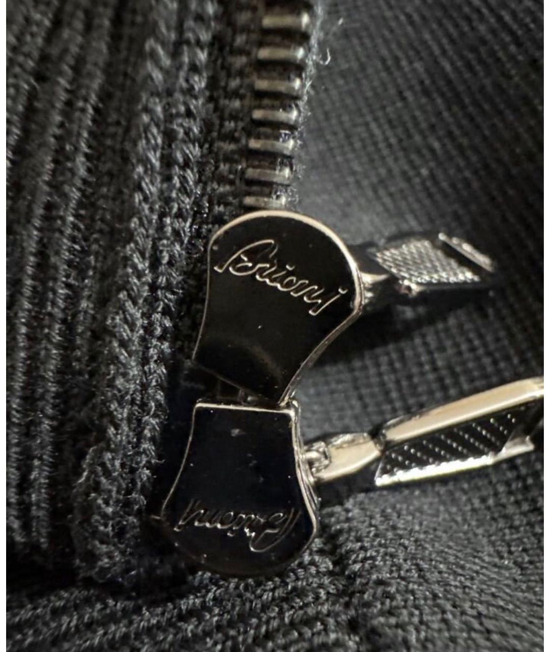 BRIONI Черный шерстяной кардиган, фото 4