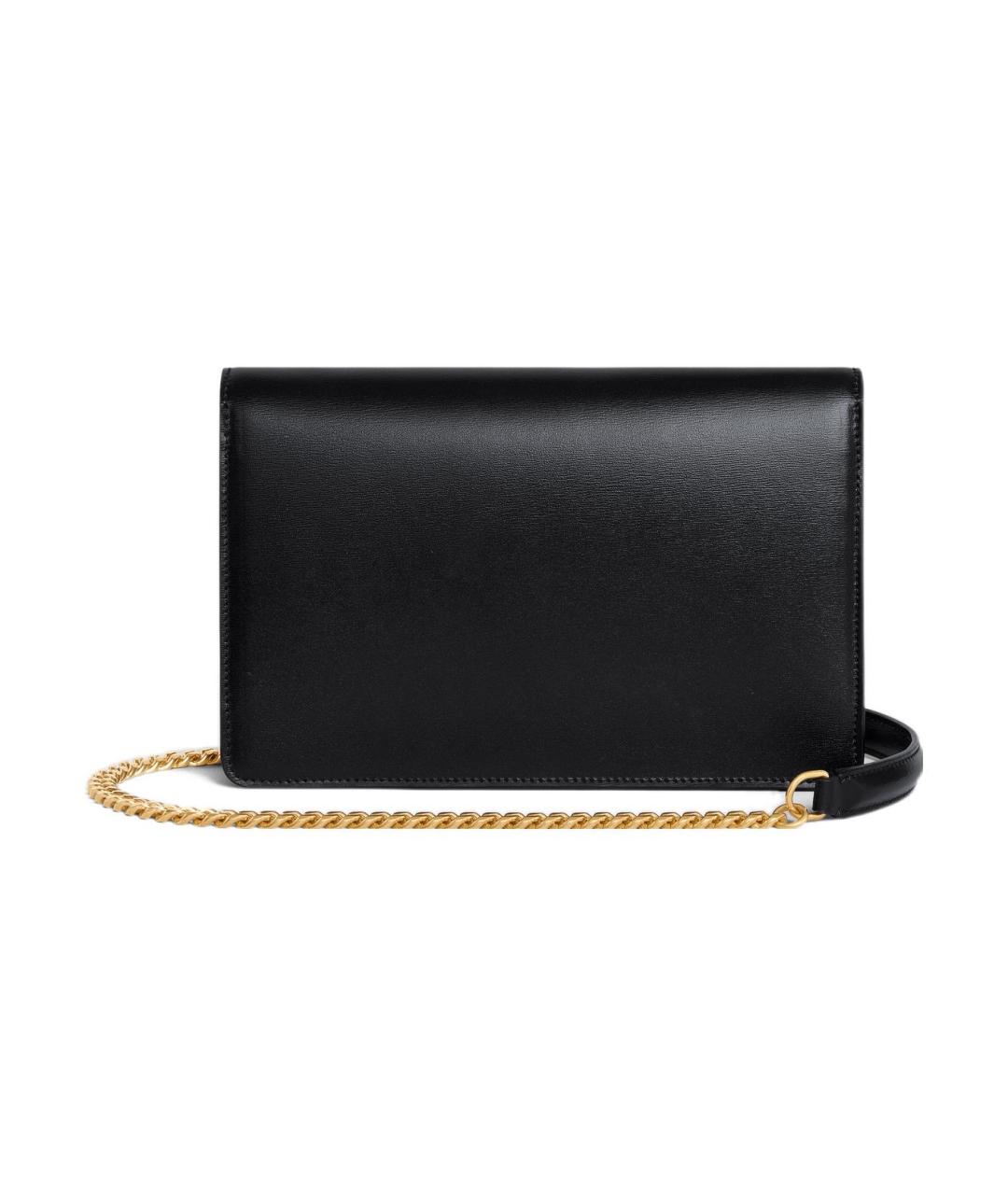 CELINE Черный кожаный кошелек, фото 3