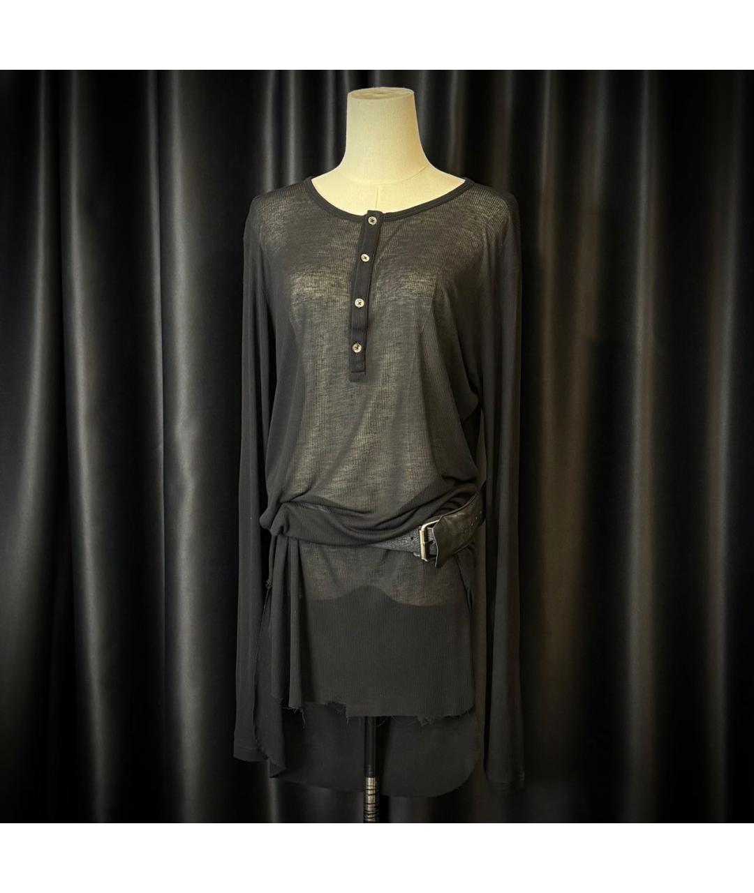 ANN DEMEULEMEESTER Черный кашемировый джемпер / свитер, фото 9