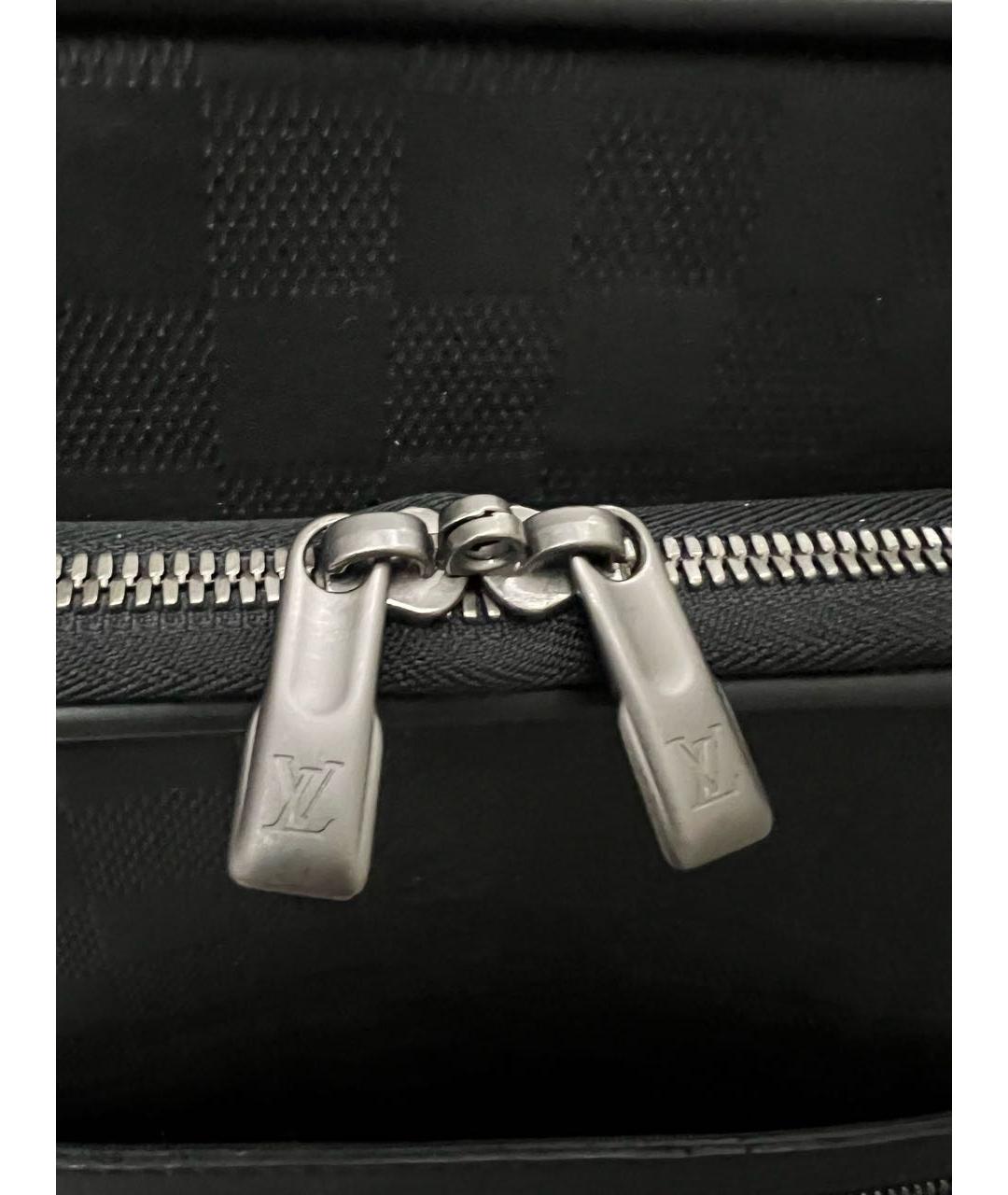 LOUIS VUITTON Черный чемодан, фото 4