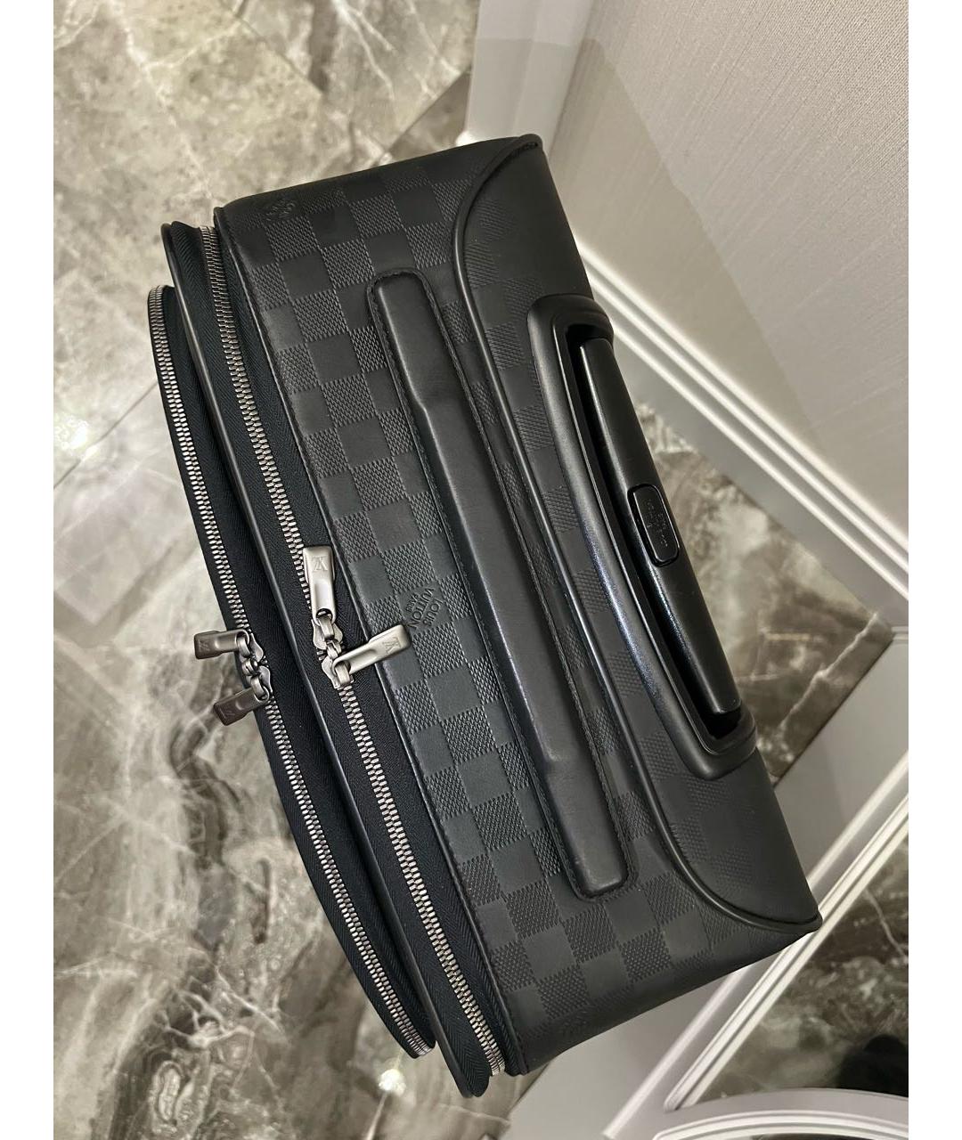 LOUIS VUITTON Черный чемодан, фото 2