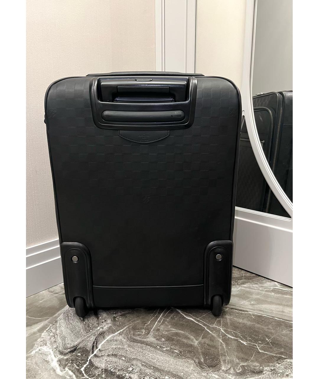 LOUIS VUITTON Черный чемодан, фото 3