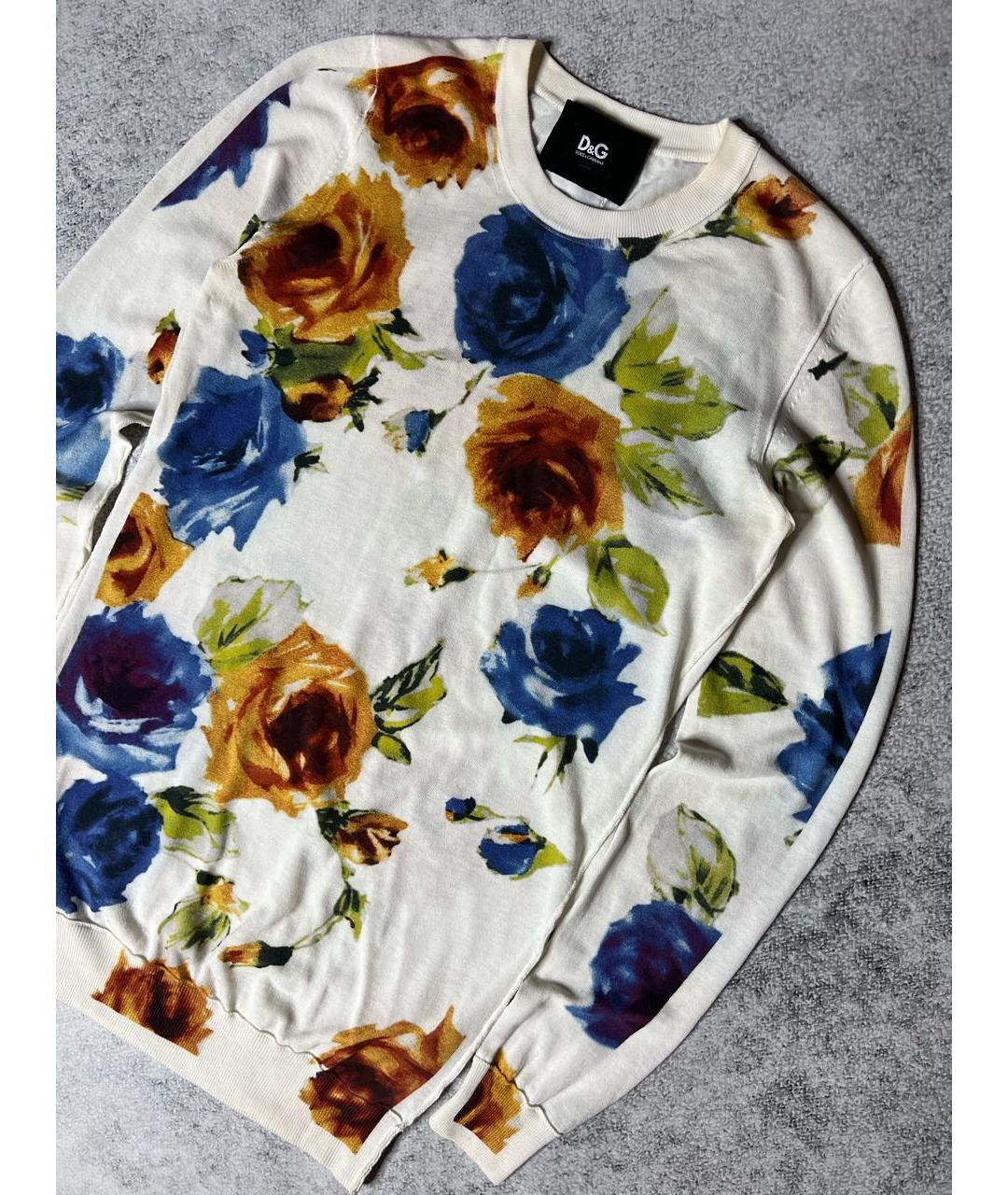 DOLCE&GABBANA Мульти хлопковый джемпер / свитер, фото 2