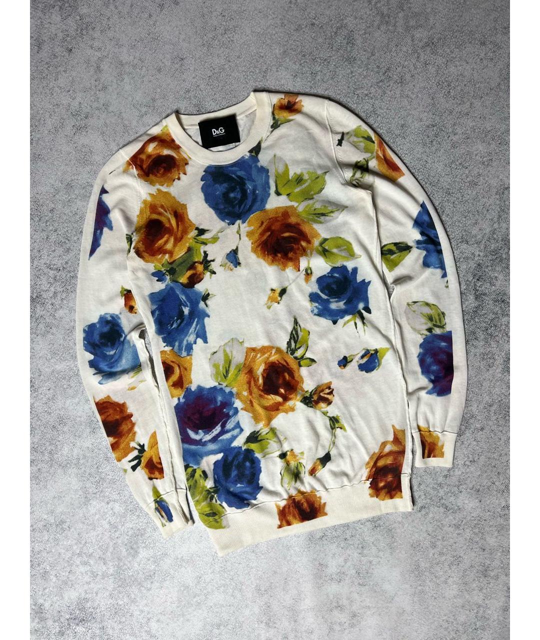 DOLCE&GABBANA Мульти хлопковый джемпер / свитер, фото 5