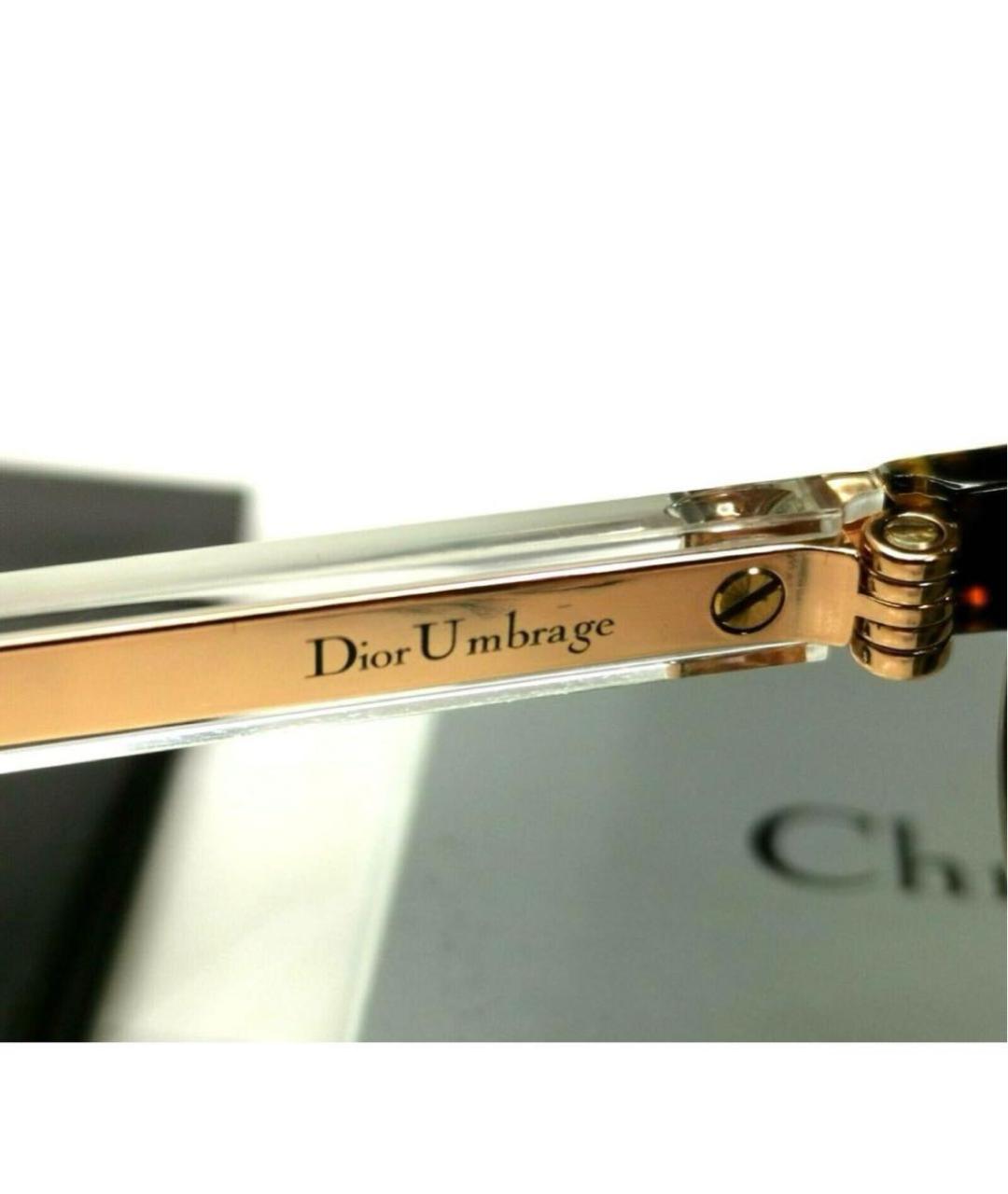 CHRISTIAN DIOR Мульти пластиковые солнцезащитные очки, фото 5