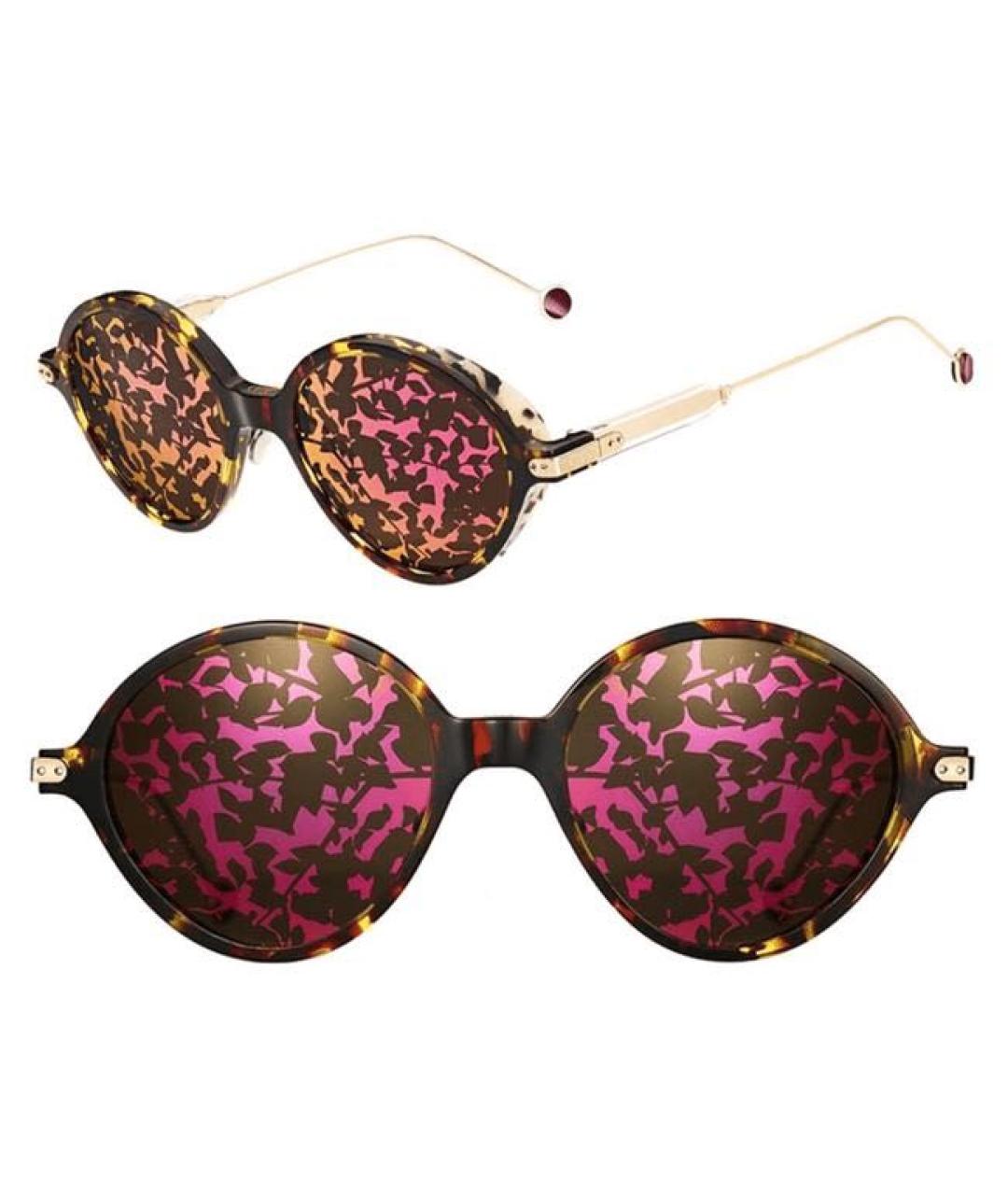 CHRISTIAN DIOR Мульти пластиковые солнцезащитные очки, фото 3