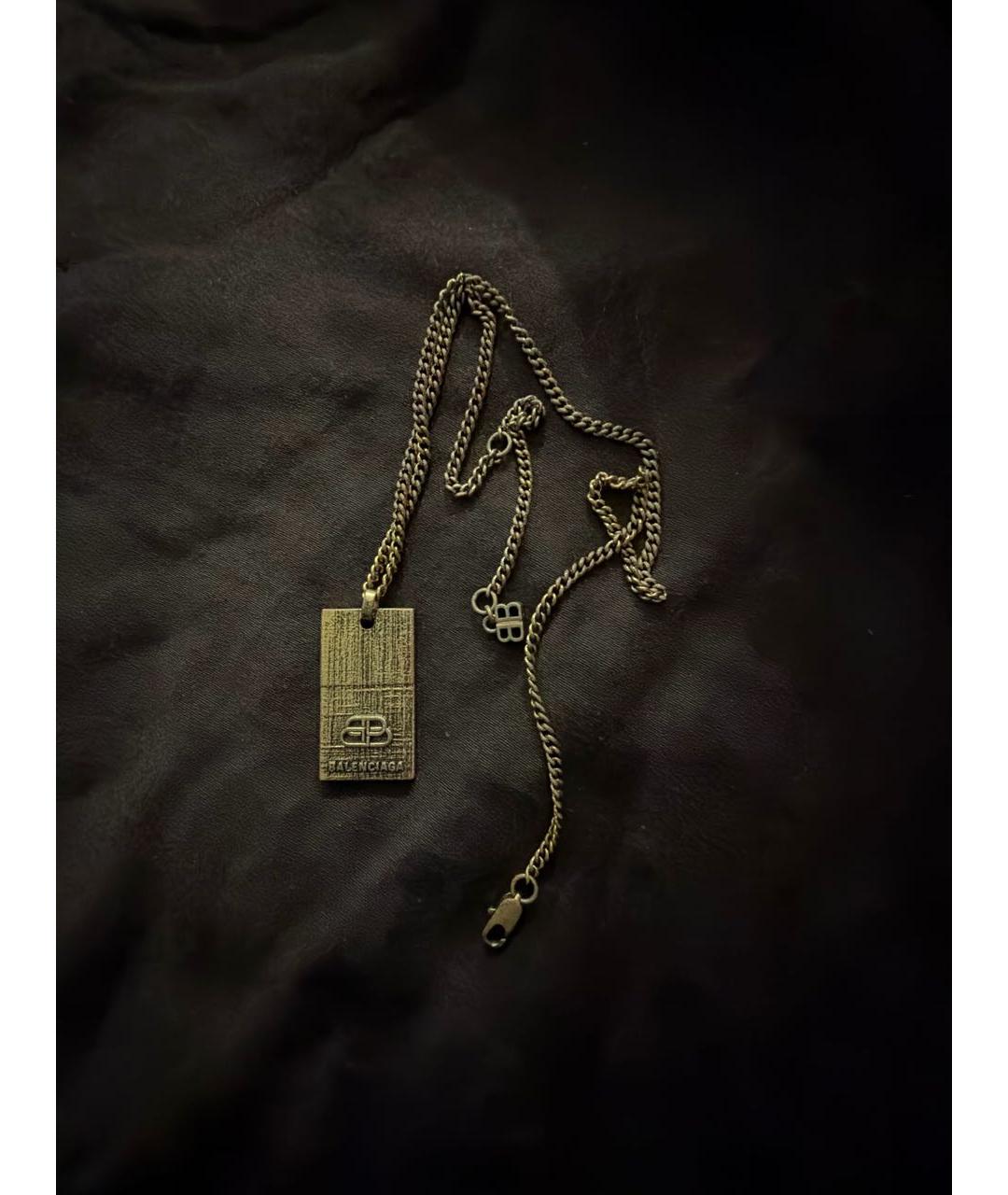 BALENCIAGA Золотое колье, фото 4