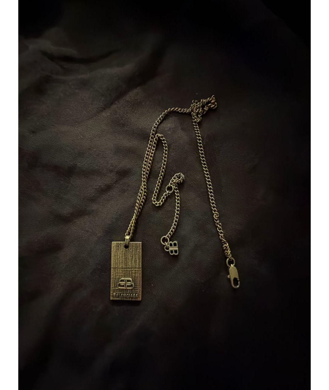 BALENCIAGA Золотое колье, фото 5