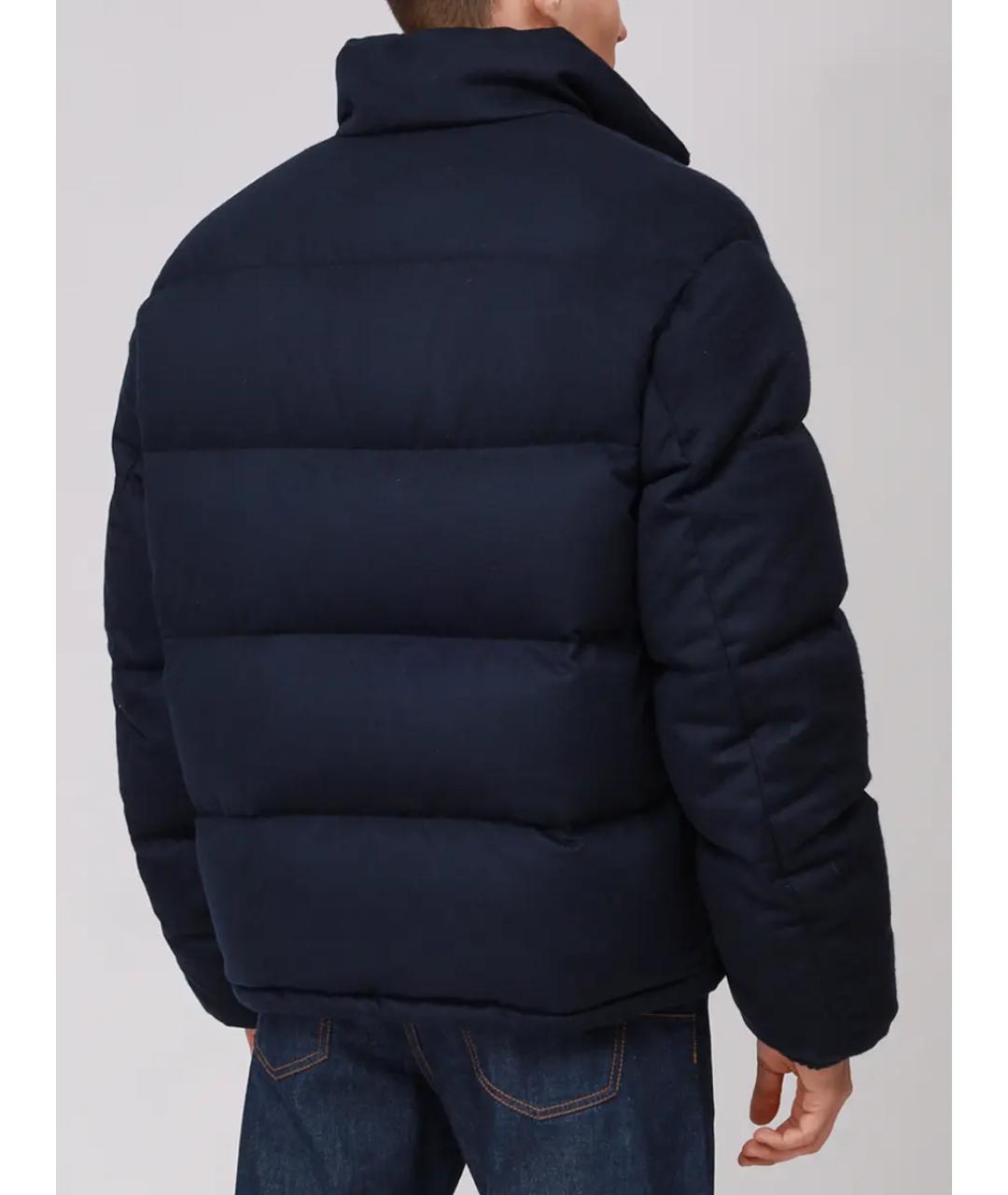 PRADA Синий кашемировый пуховик, фото 3