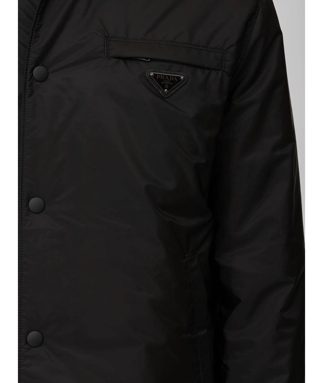 PRADA Черная полиамидовая куртка, фото 5