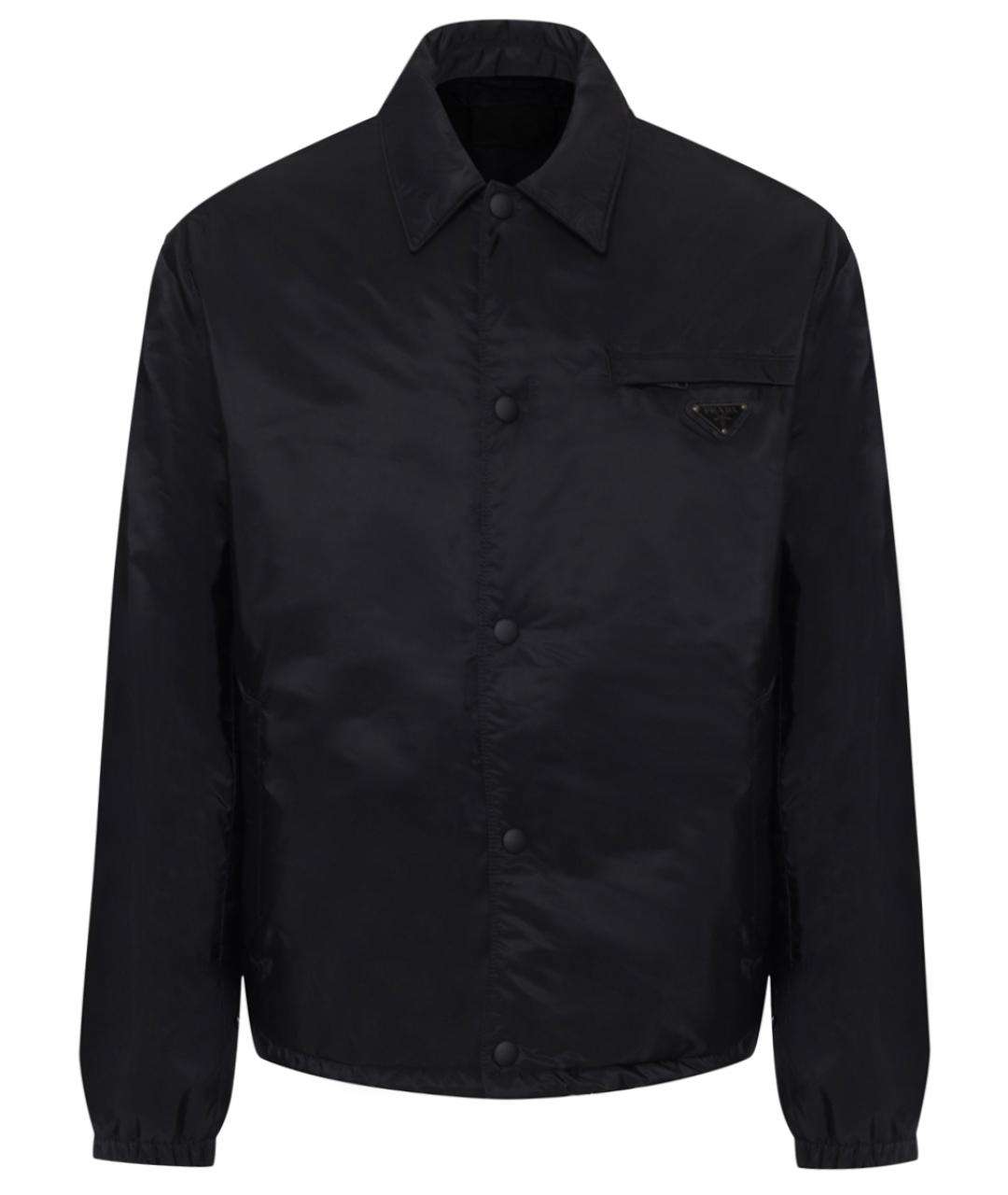 PRADA Черная полиамидовая куртка, фото 1