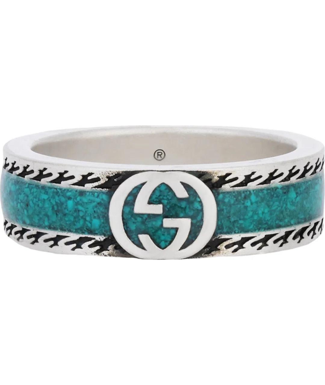 GUCCI Серебряное серебряное кольцо, фото 2