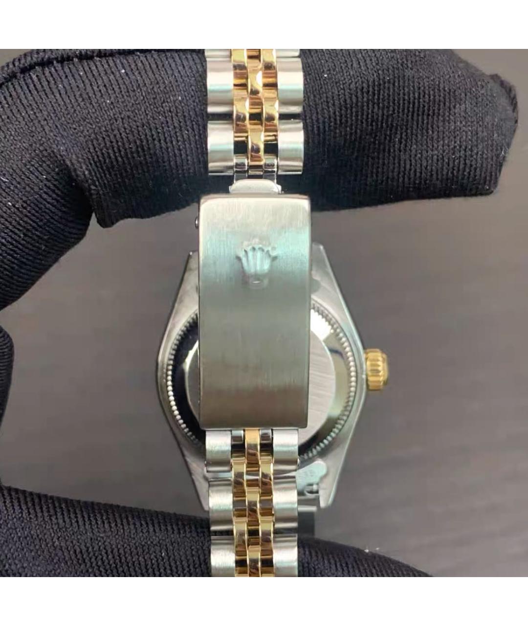 ROLEX Серебряные часы из желтого золота, фото 4