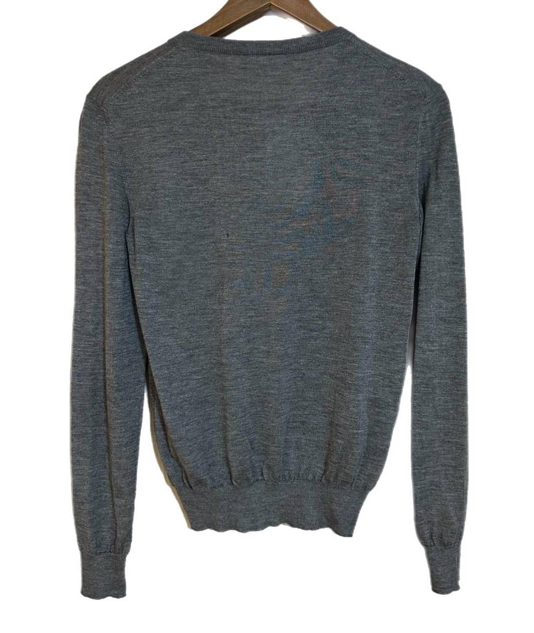 DOLCE&GABBANA Серый кашемировый джемпер / свитер, фото 2