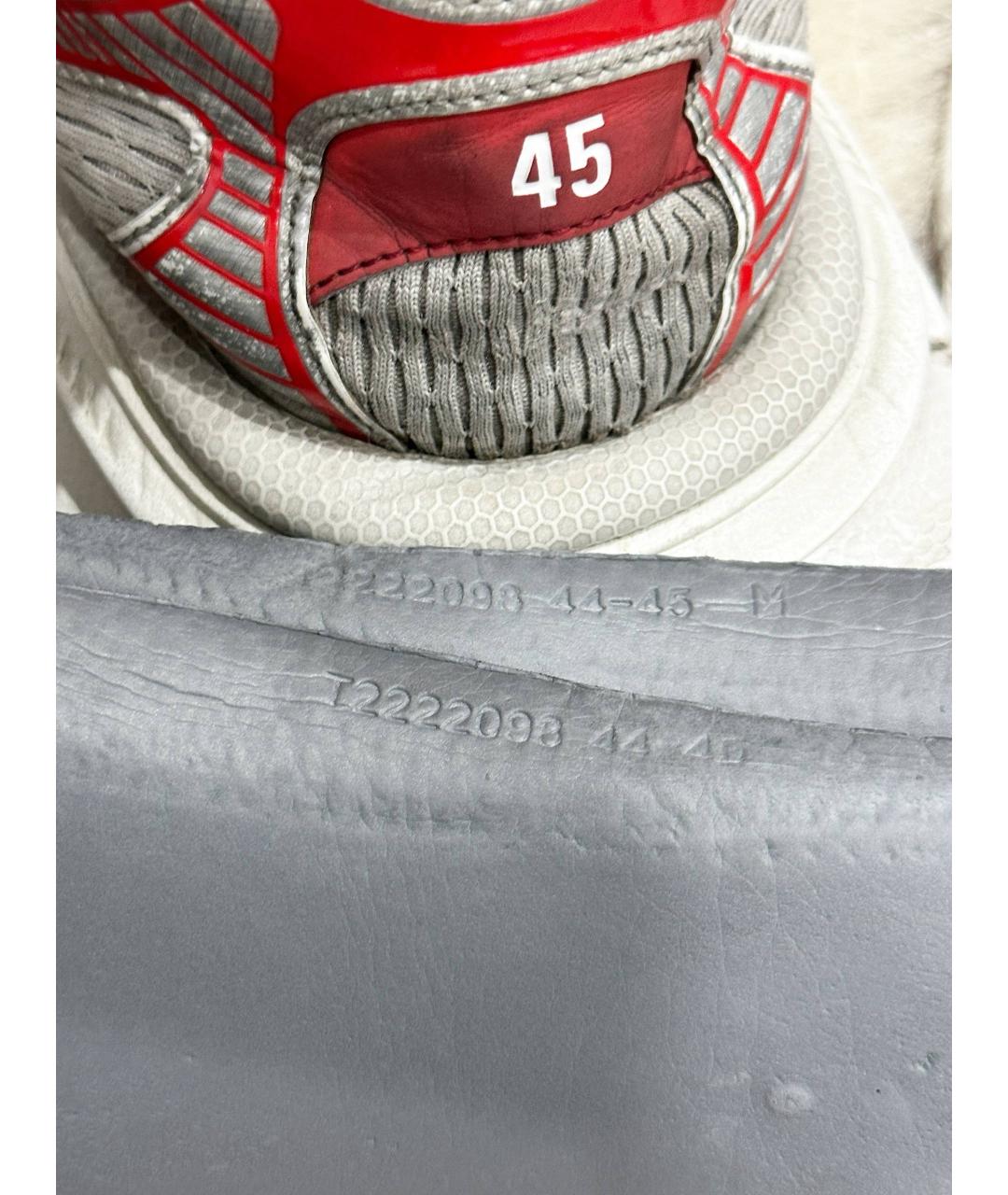 BALENCIAGA Серые синтетические низкие кроссовки / кеды, фото 5