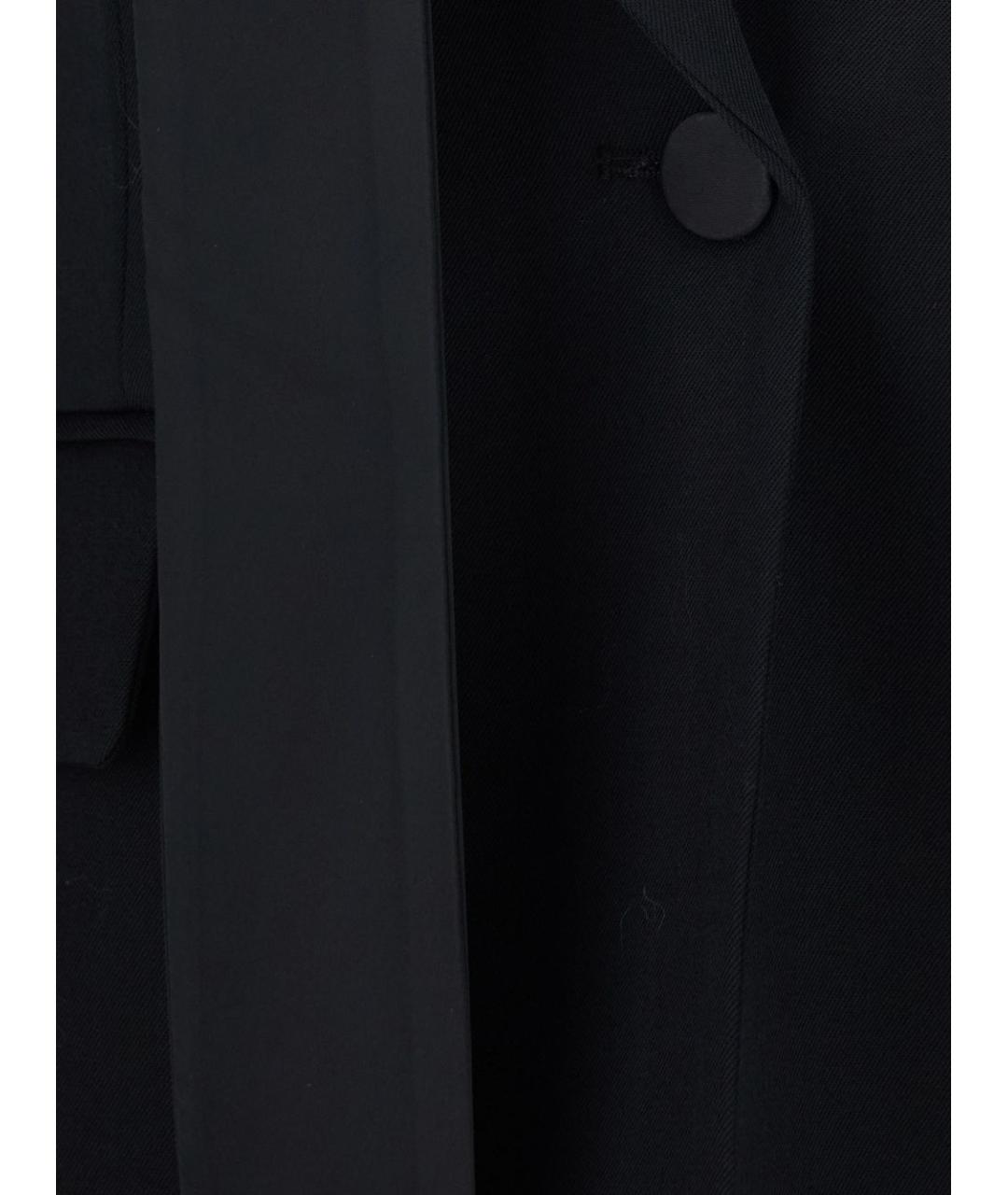 THE ATTICO Черный шерстяной жакет/пиджак, фото 3