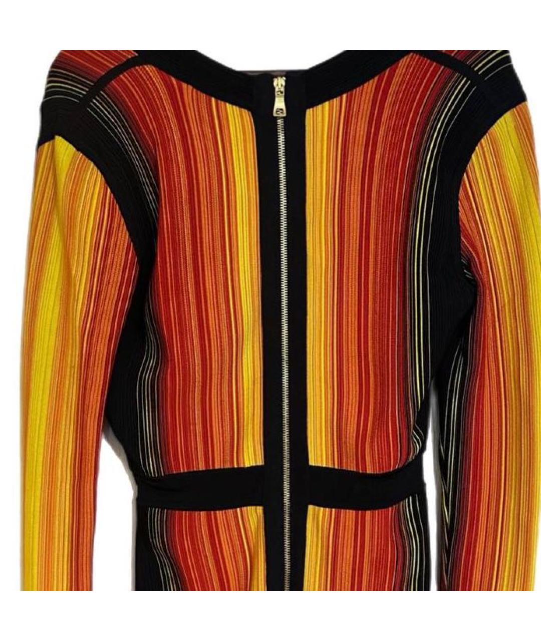 BALMAIN Мульти вискозное повседневное платье, фото 4