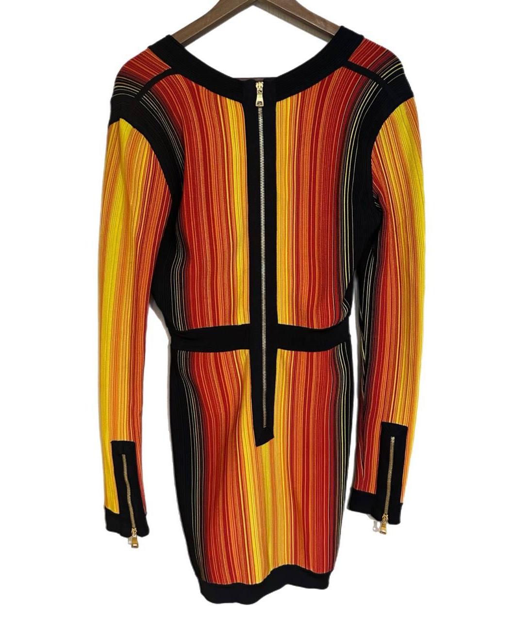 BALMAIN Мульти вискозное повседневное платье, фото 2