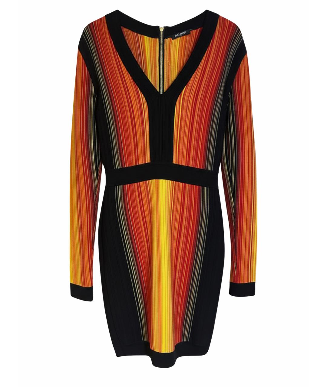 BALMAIN Мульти вискозное повседневное платье, фото 1