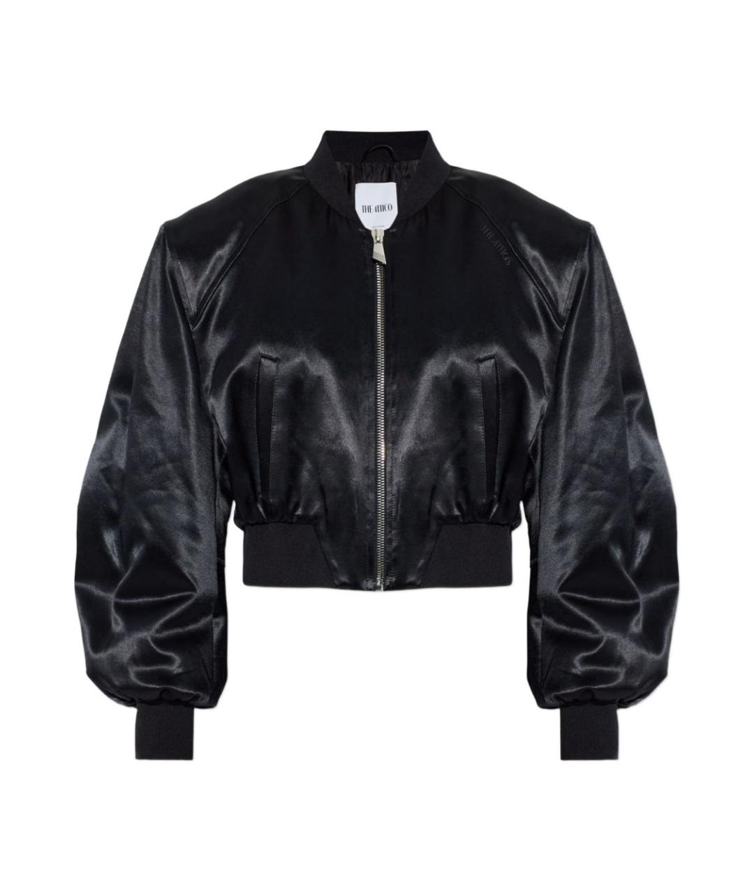 THE ATTICO Черная вискозная куртка, фото 1