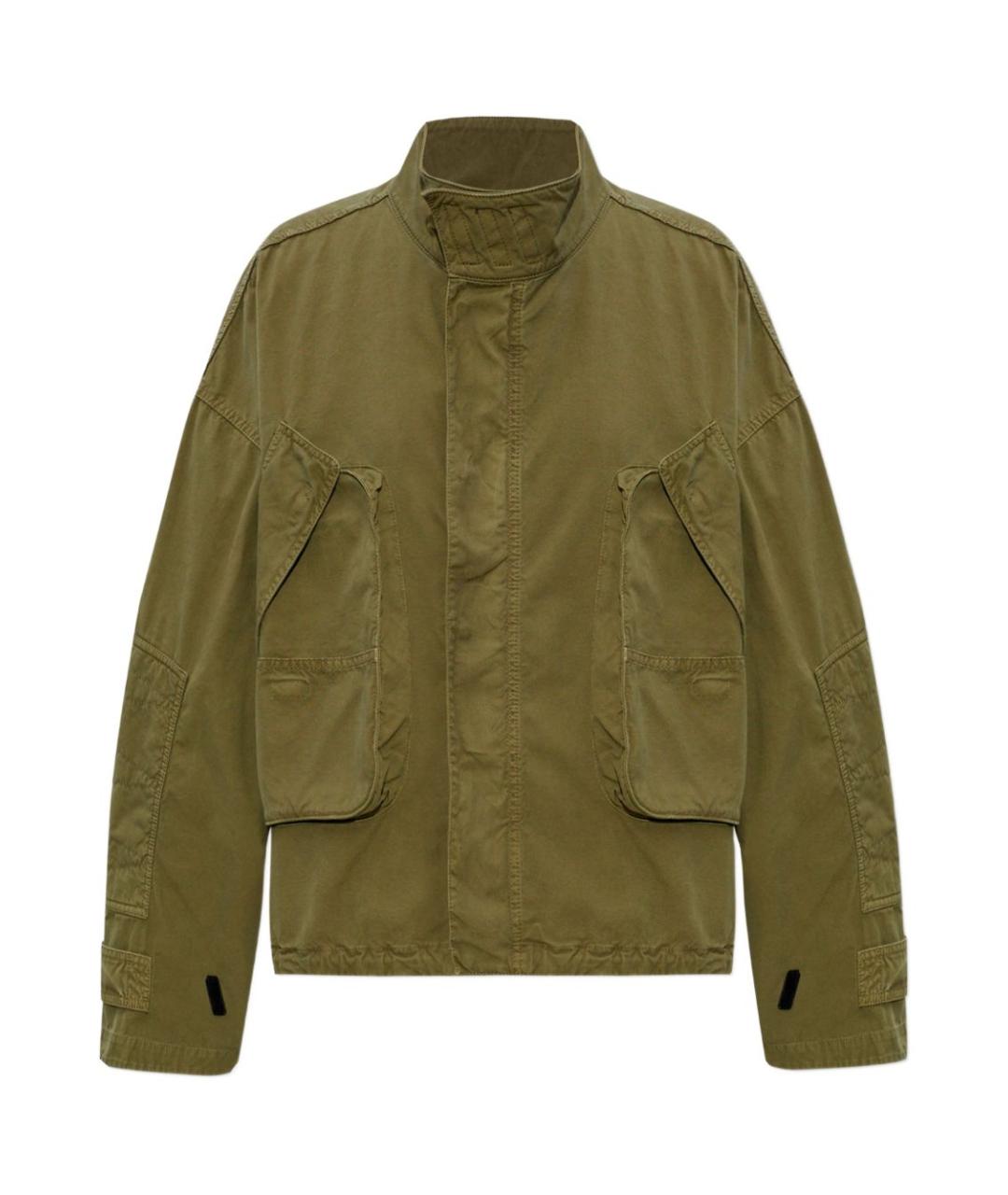 THE ATTICO Зеленая хлопковая куртка, фото 1