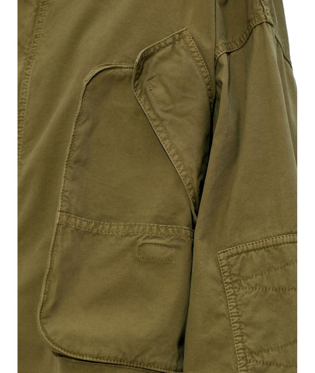 THE ATTICO Зеленая хлопковая куртка, фото 5