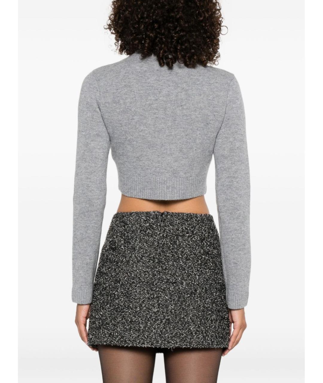 SELF-PORTRAIT Серый шерстяной джемпер / свитер, фото 5