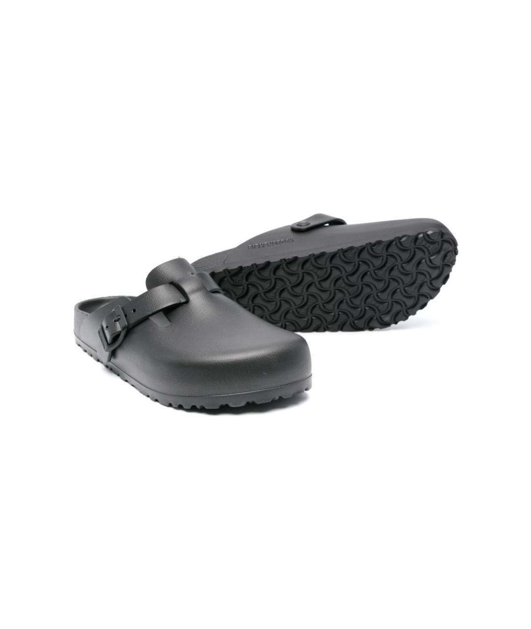 BIRKENSTOCK Черные синтетические сандалии, фото 3