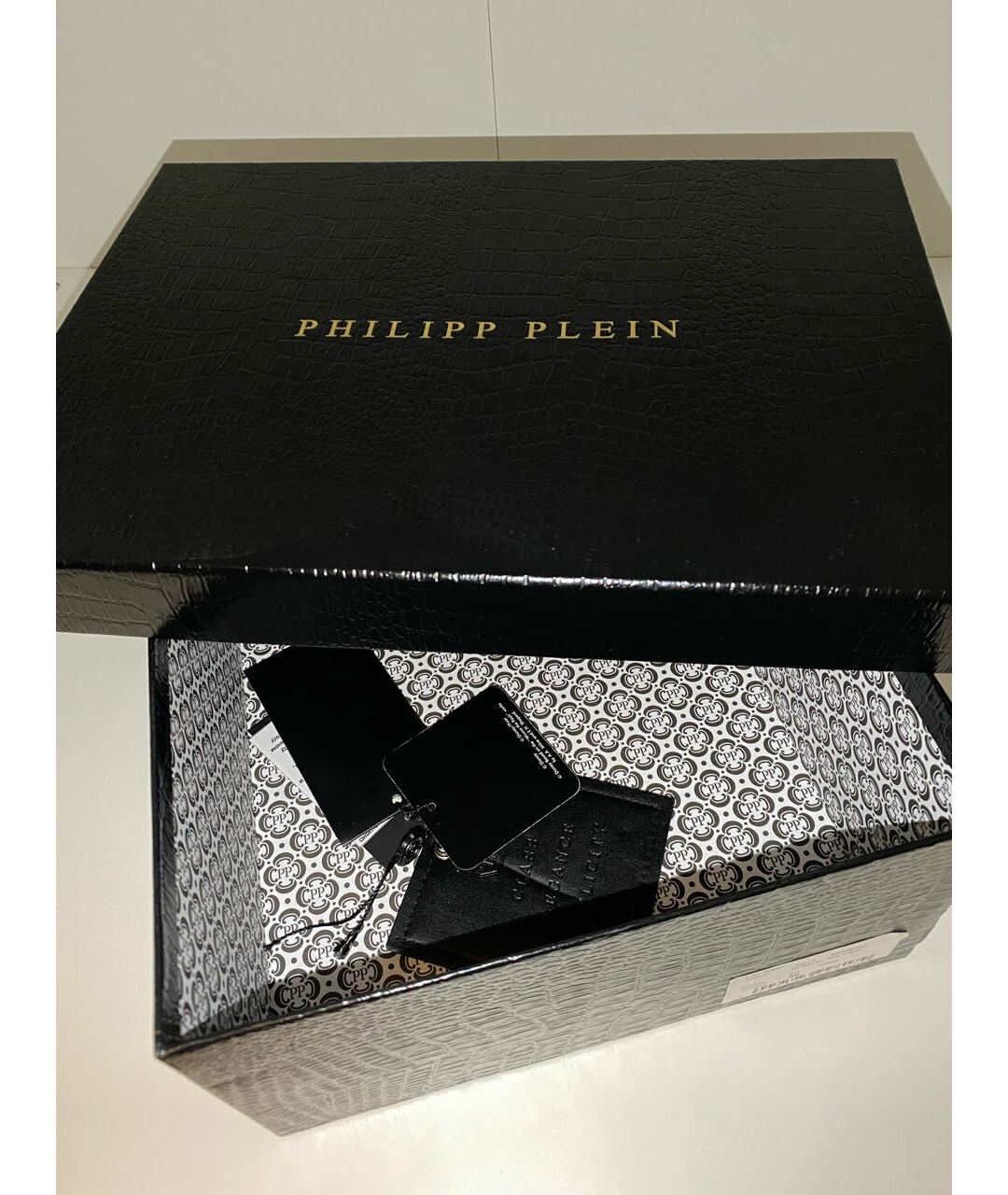 PHILIPP PLEIN Белые кожаные кеды, фото 4