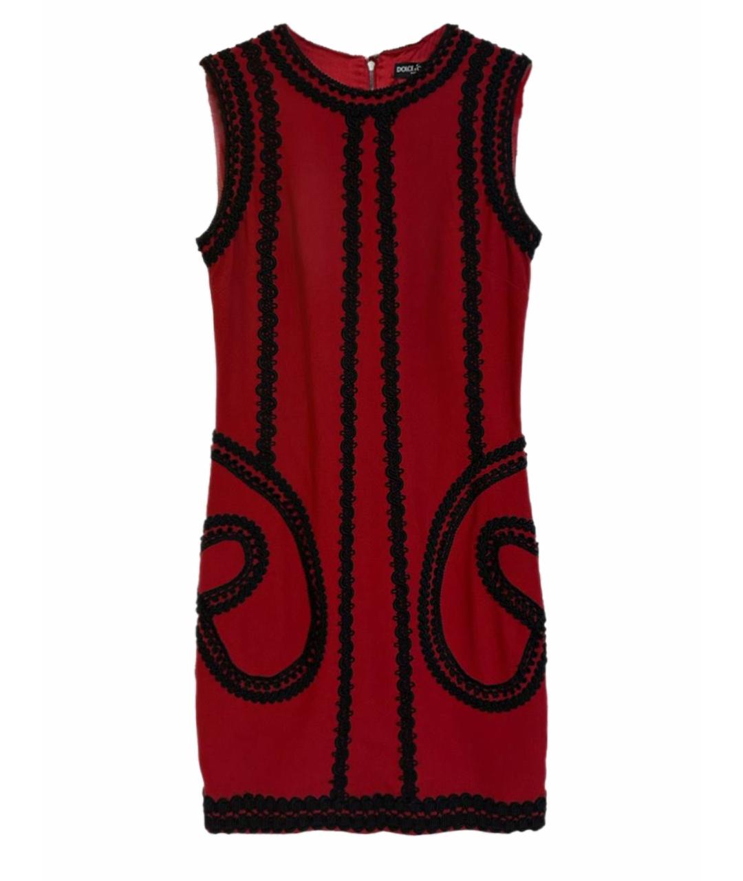 DOLCE&GABBANA Бордовое платье, фото 1