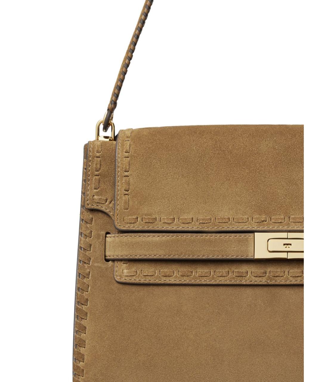 TORY BURCH Коричневая замшевая сумка тоут, фото 4