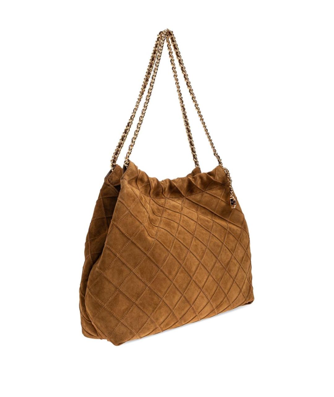 TORY BURCH Коричневая кожаная сумка через плечо, фото 3