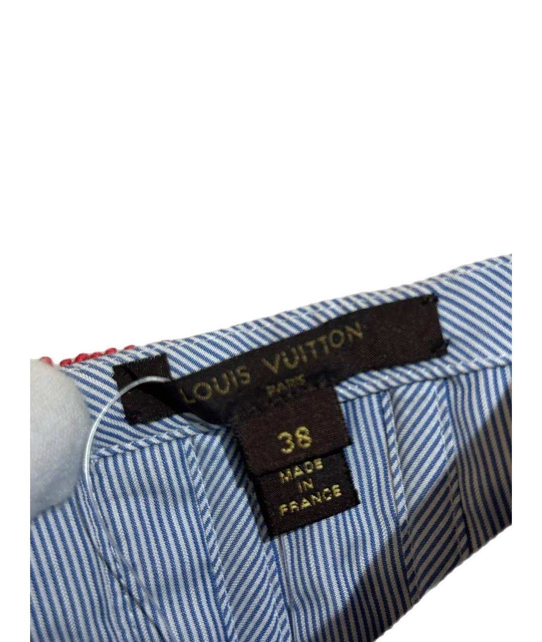 LOUIS VUITTON Красное хлопковое повседневное платье, фото 3