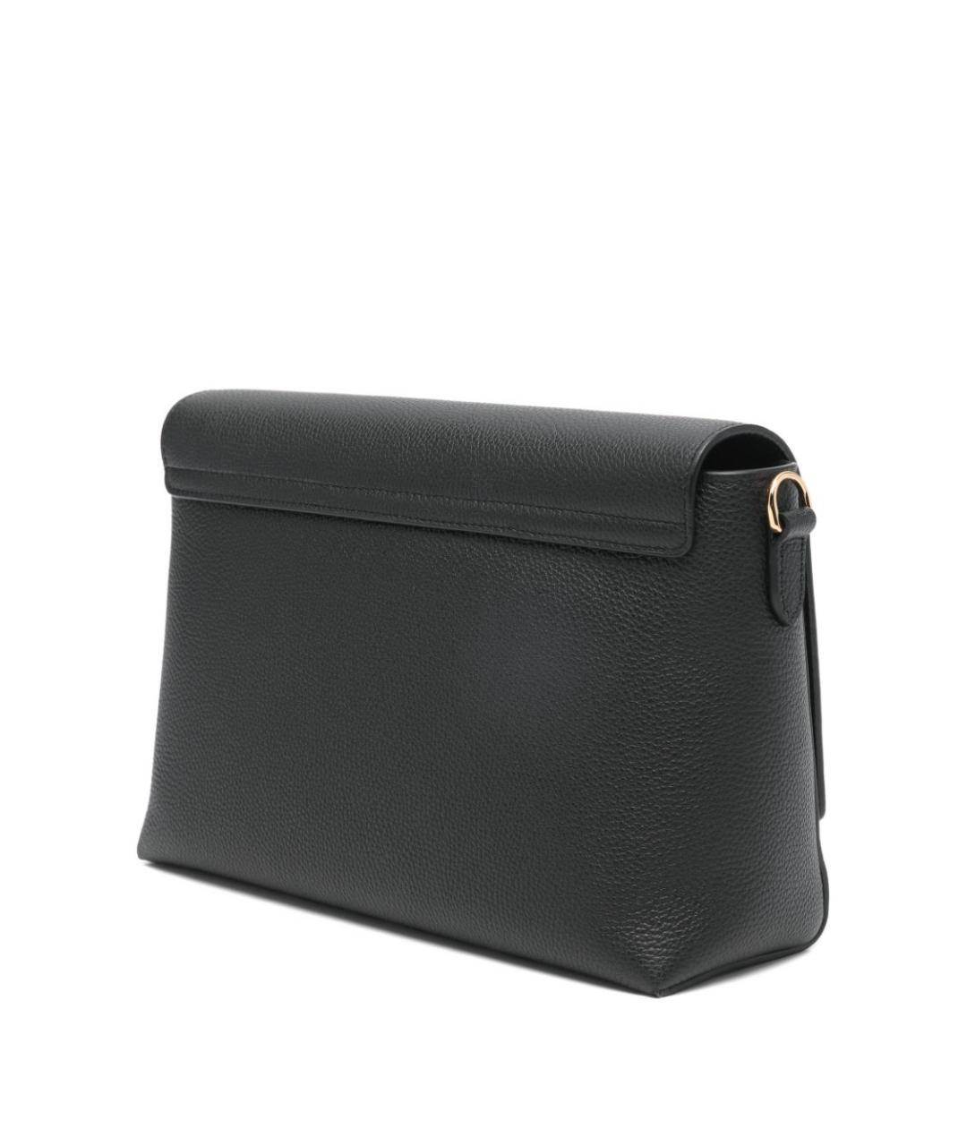 BURBERRY Черная кожаная сумка через плечо, фото 4