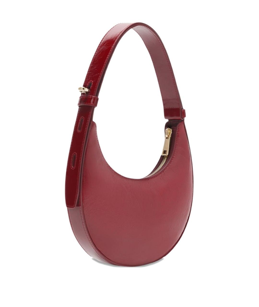 FURLA Бордовая кожаная сумка тоут, фото 2