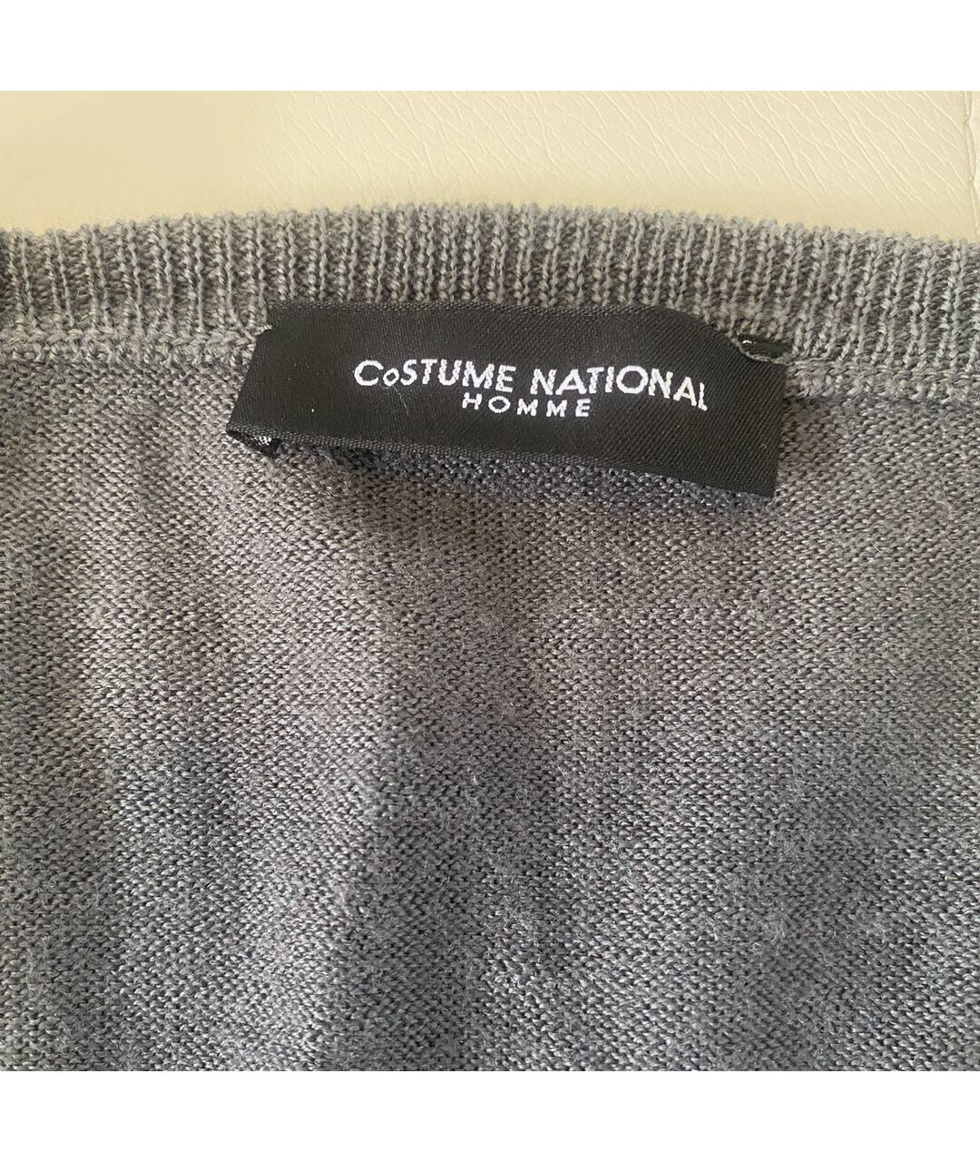 COSTUME NATIONAL Серый шерстяной джемпер / свитер, фото 3