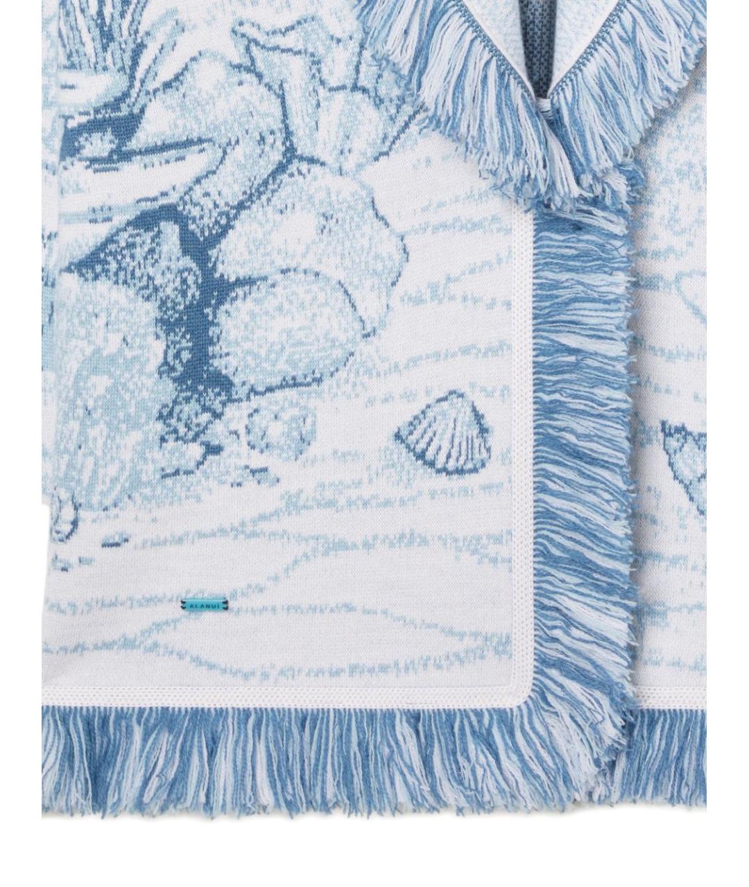 ALANUI Голубой шерстяной джемпер / свитер, фото 5