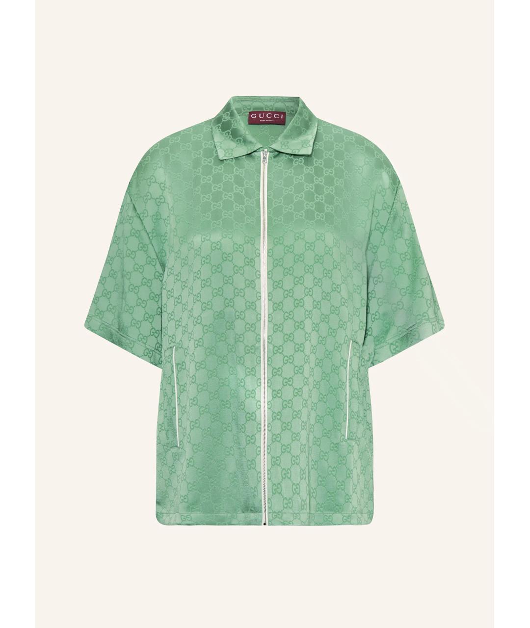 GUCCI Зеленая блузы, фото 10