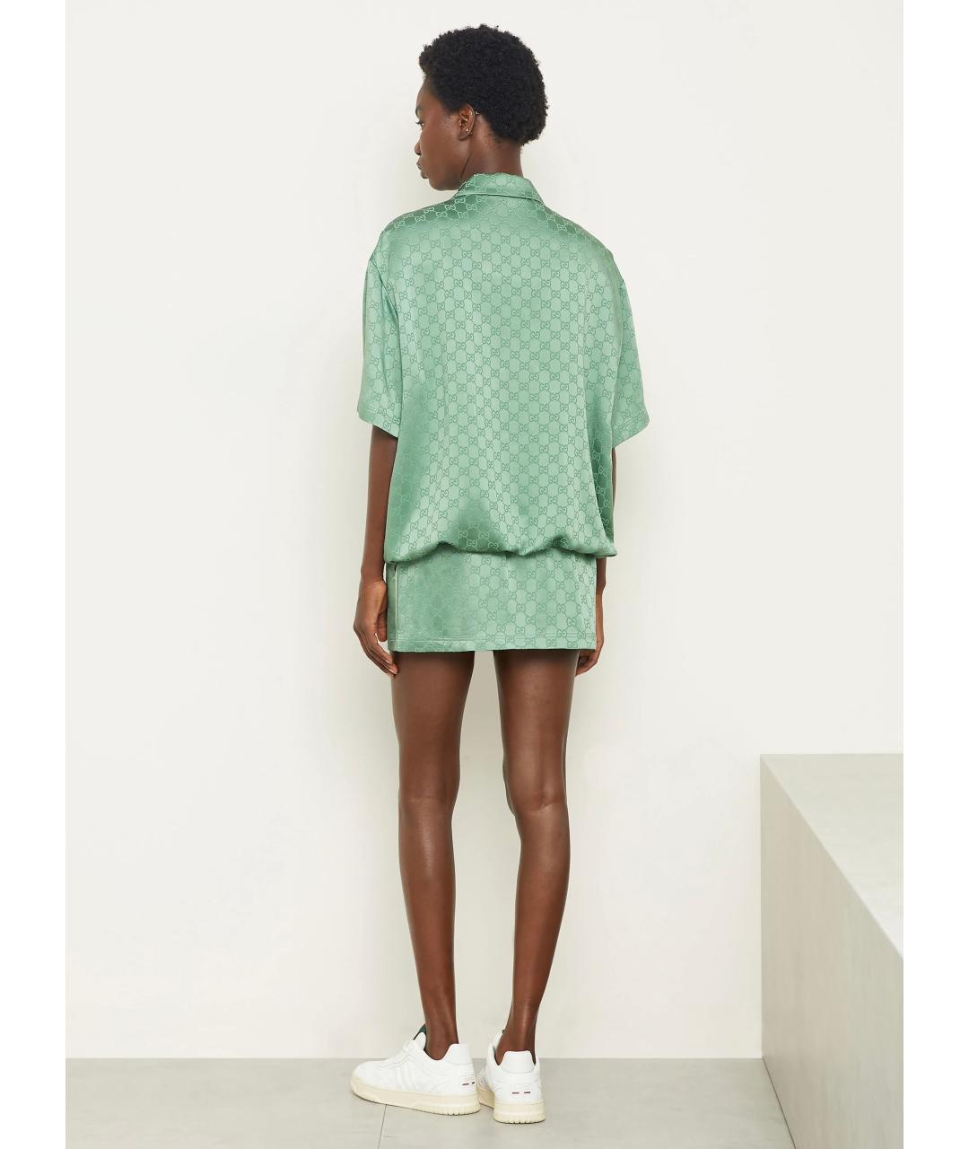 GUCCI Зеленая блузы, фото 6