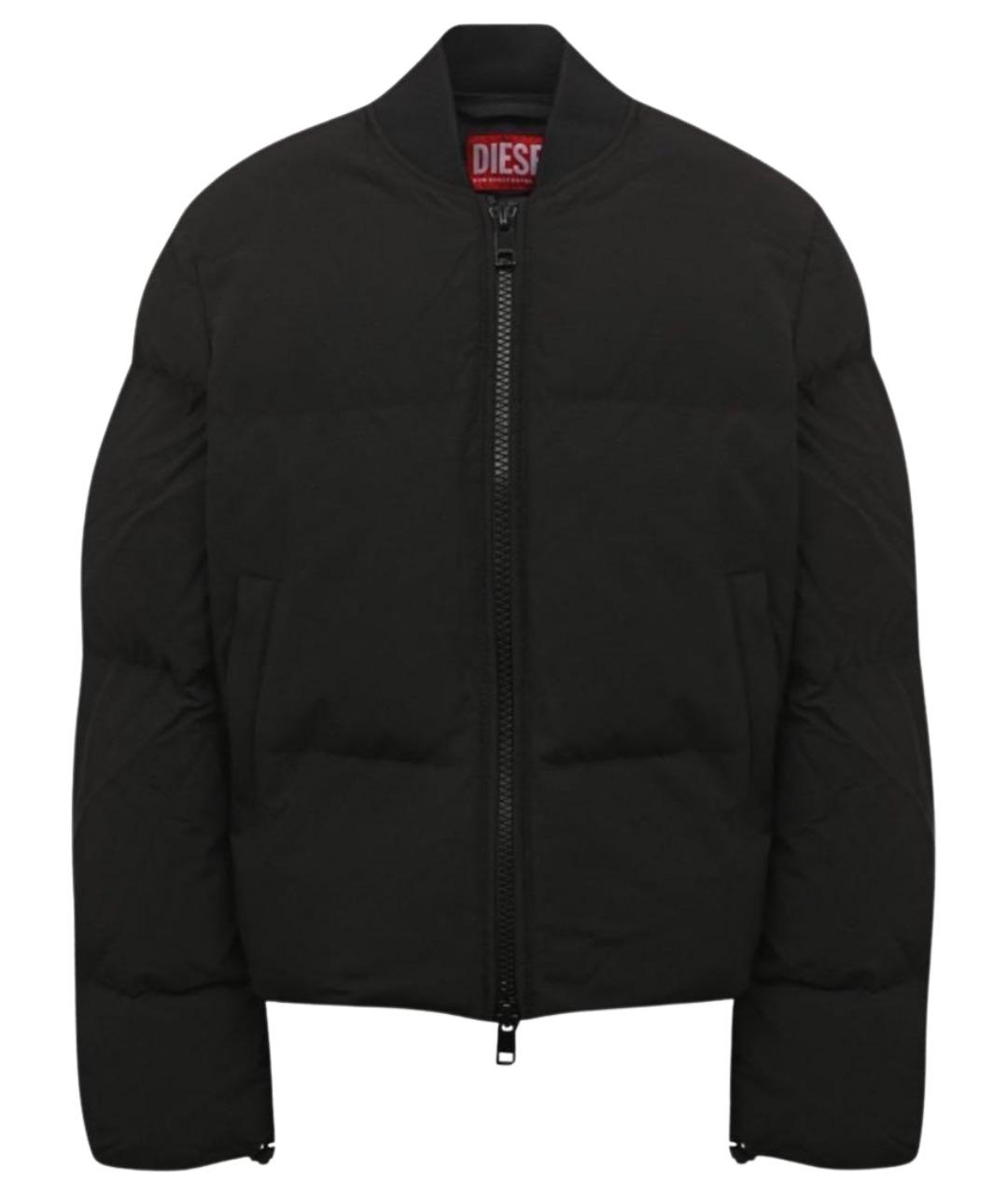 DIESEL Черная полиэстеровая куртка, фото 1