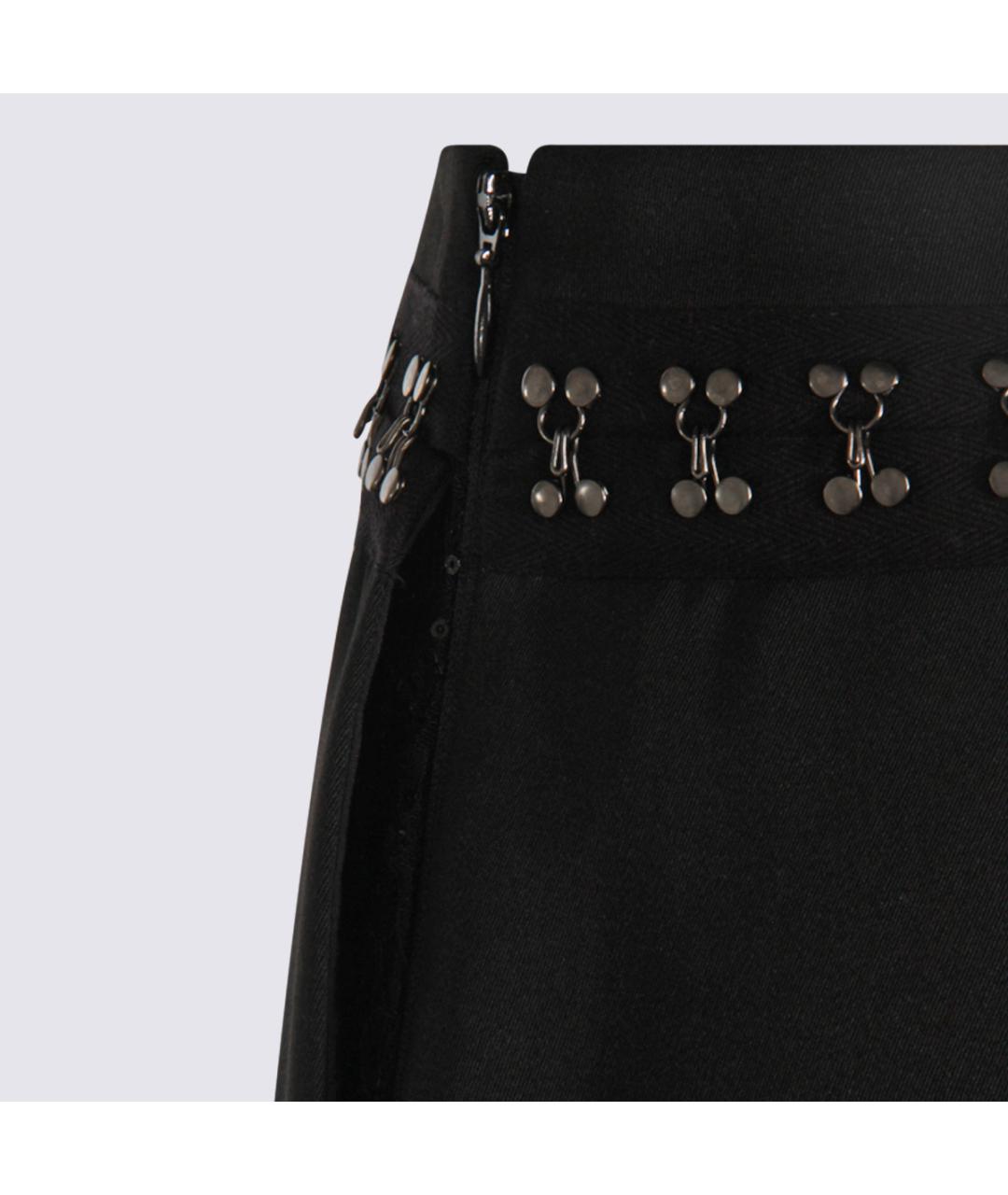 NISSA Черные полиэстеровые прямые брюки, фото 4