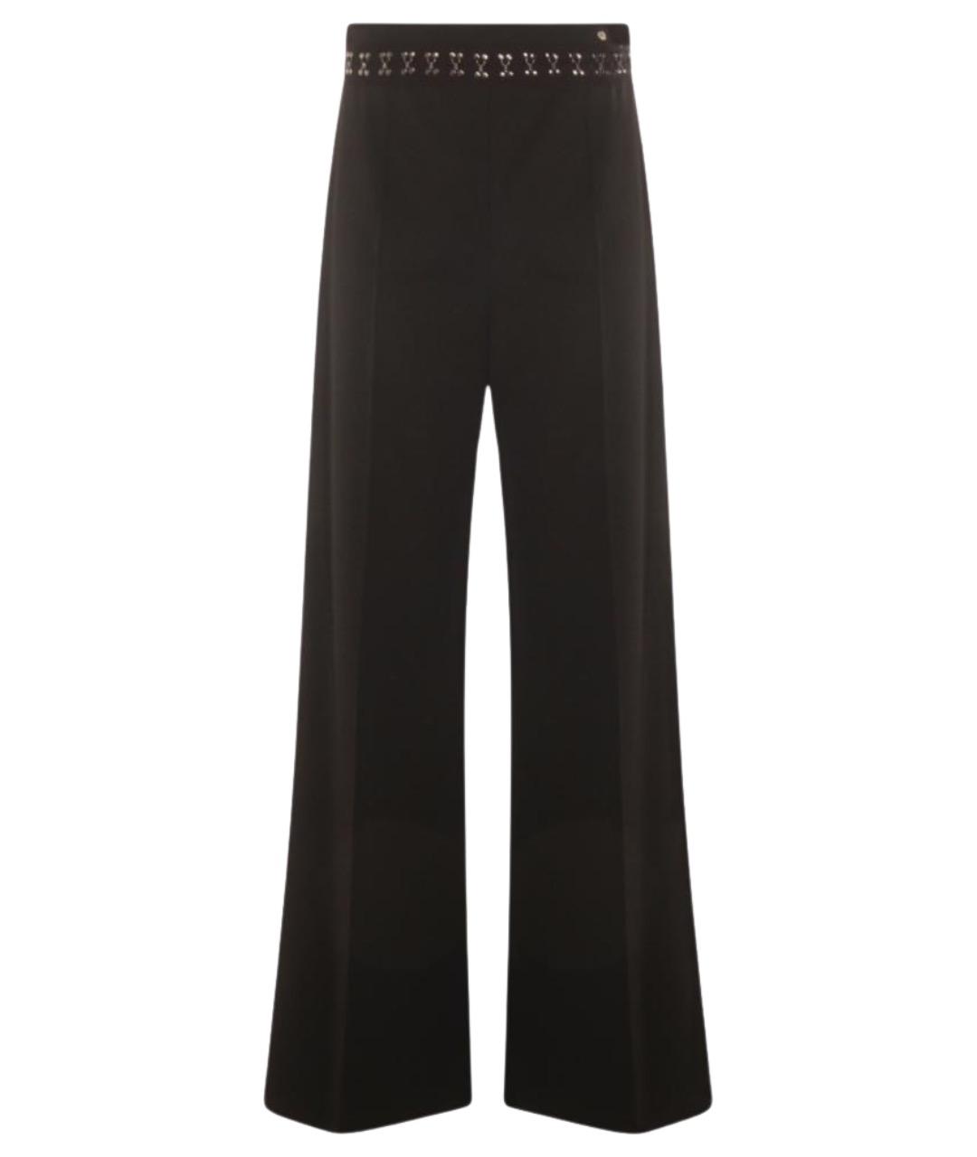 NISSA Черные полиэстеровые прямые брюки, фото 1