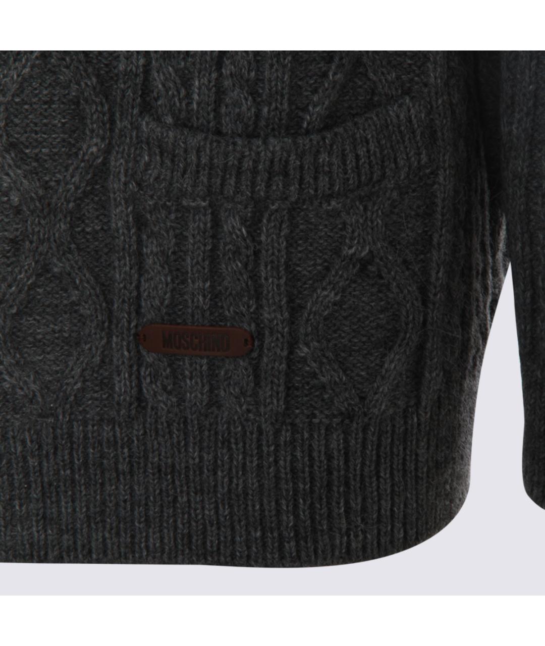 MOSCHINO Мульти шерстяной кардиган, фото 3