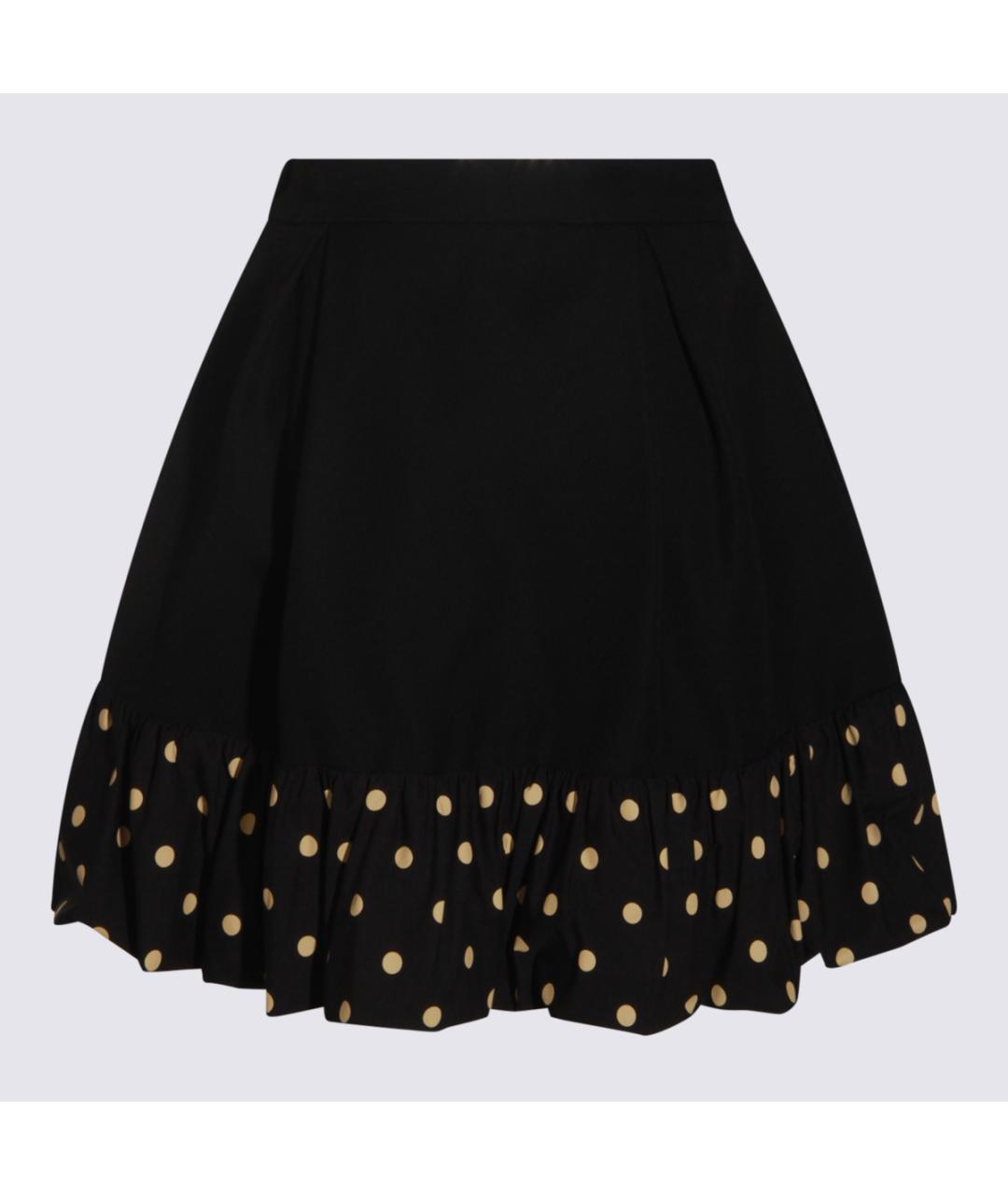 MOSCHINO Черная шерстяная юбка мини, фото 2