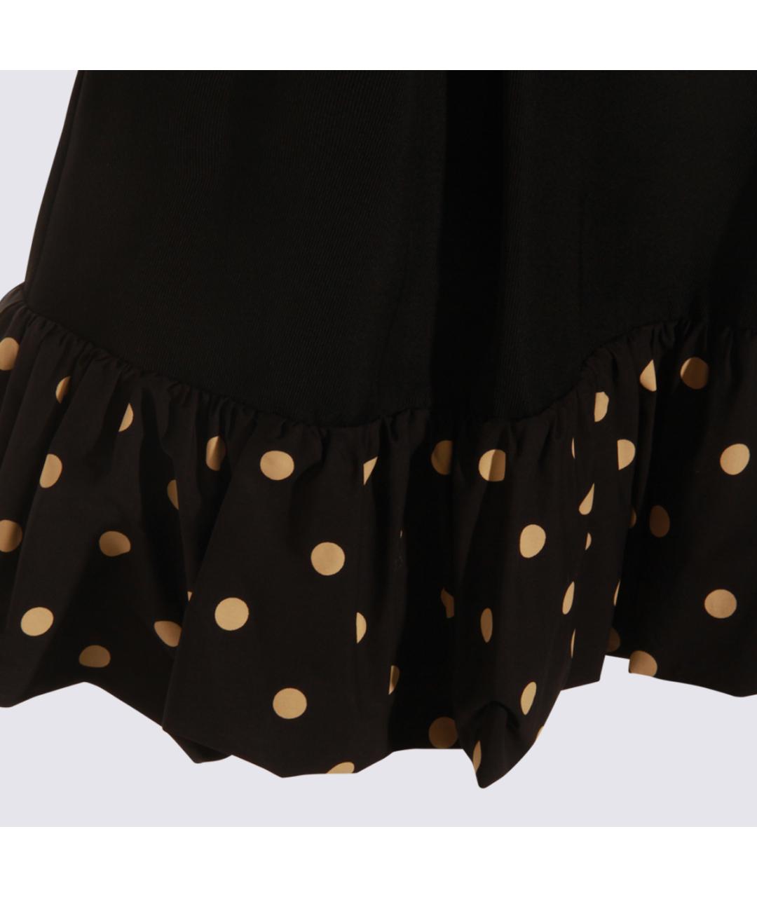 MOSCHINO Черная шерстяная юбка мини, фото 4