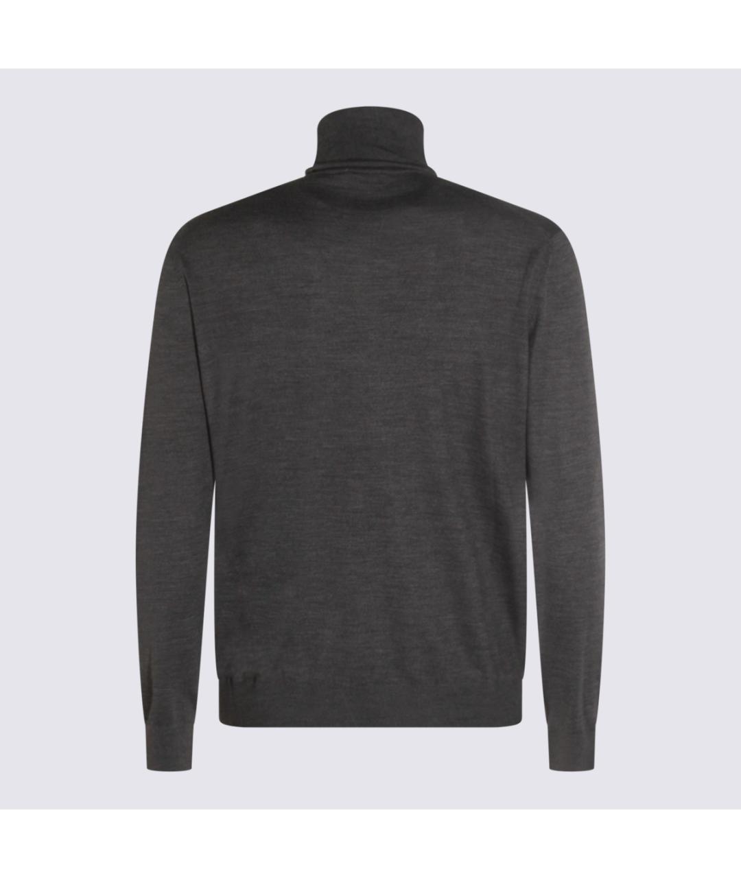 MALO Серый кашемировый джемпер / свитер, фото 2