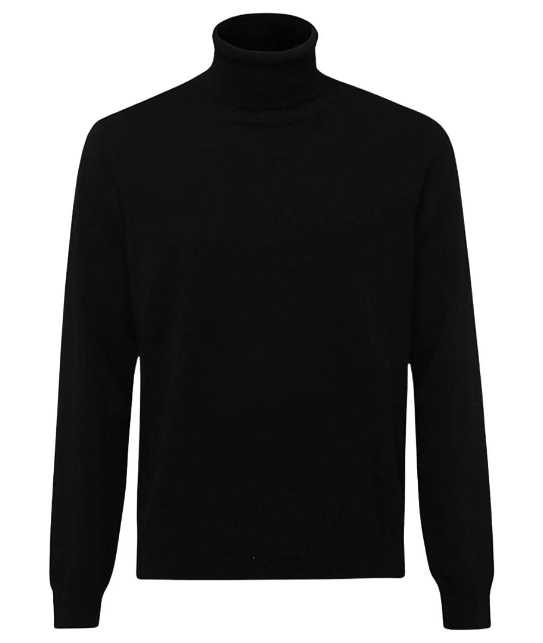 MALO Черный кашемировый джемпер / свитер, фото 1