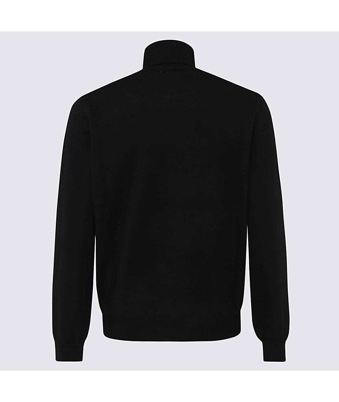 MALO Черный кашемировый джемпер / свитер, фото 2