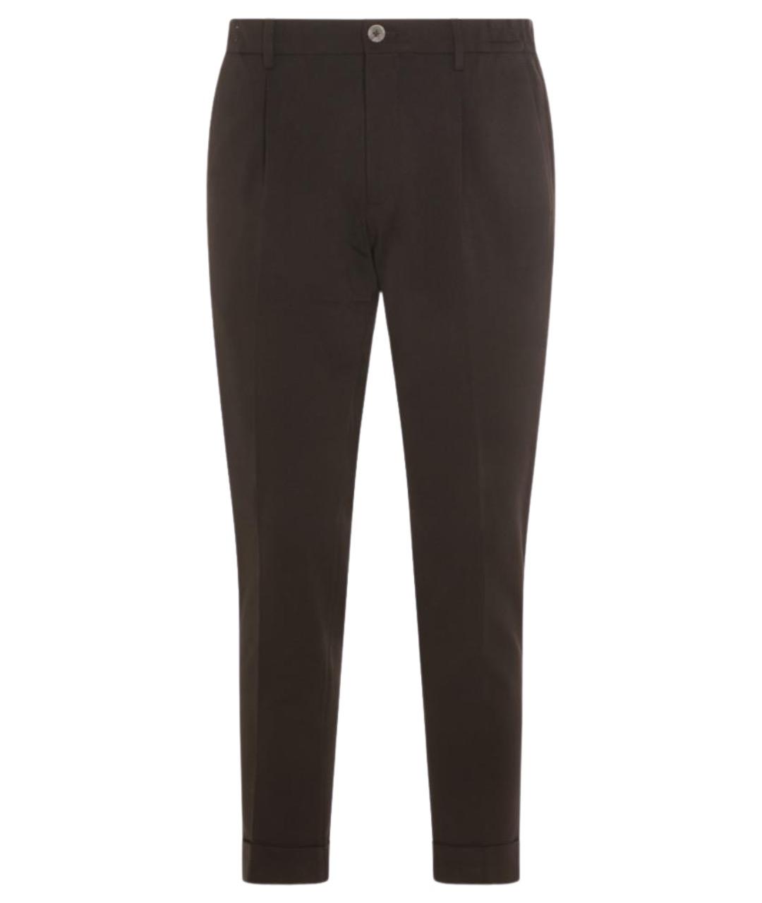 GTA IL PANTALONE Черные вискозные повседневные брюки, фото 1