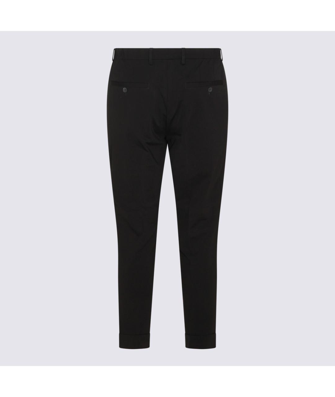 GTA IL PANTALONE Черные вискозные повседневные брюки, фото 2